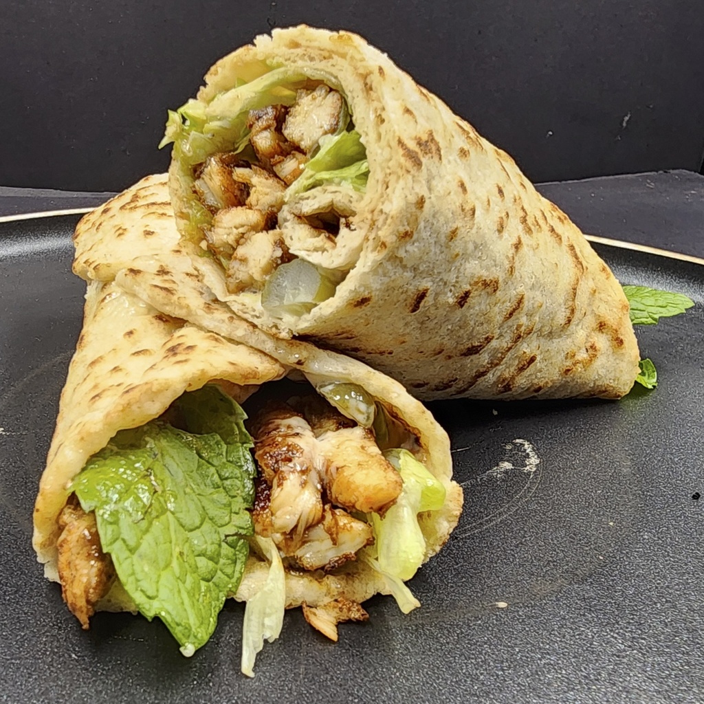 Chicken Shawarma Almond Bread