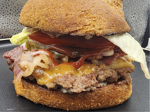 Beef Bacon Burger Smoked Paprika Bun