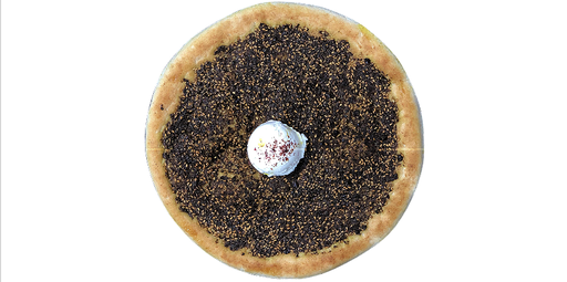 Manakish Zaatar with Labneh